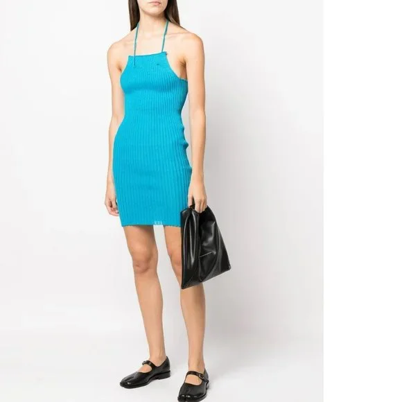 A. ROEGE HOVE Emma Halterneck Mini Dress - Picture 2 of 11